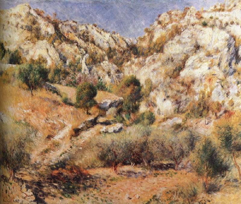 Pierre-Auguste Renoir Cliff China oil painting art